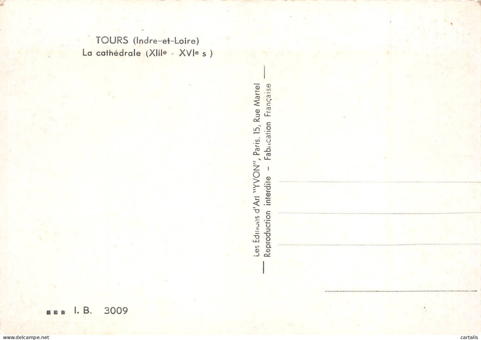 37-TOURS-N°3825-D/0017 - Tours