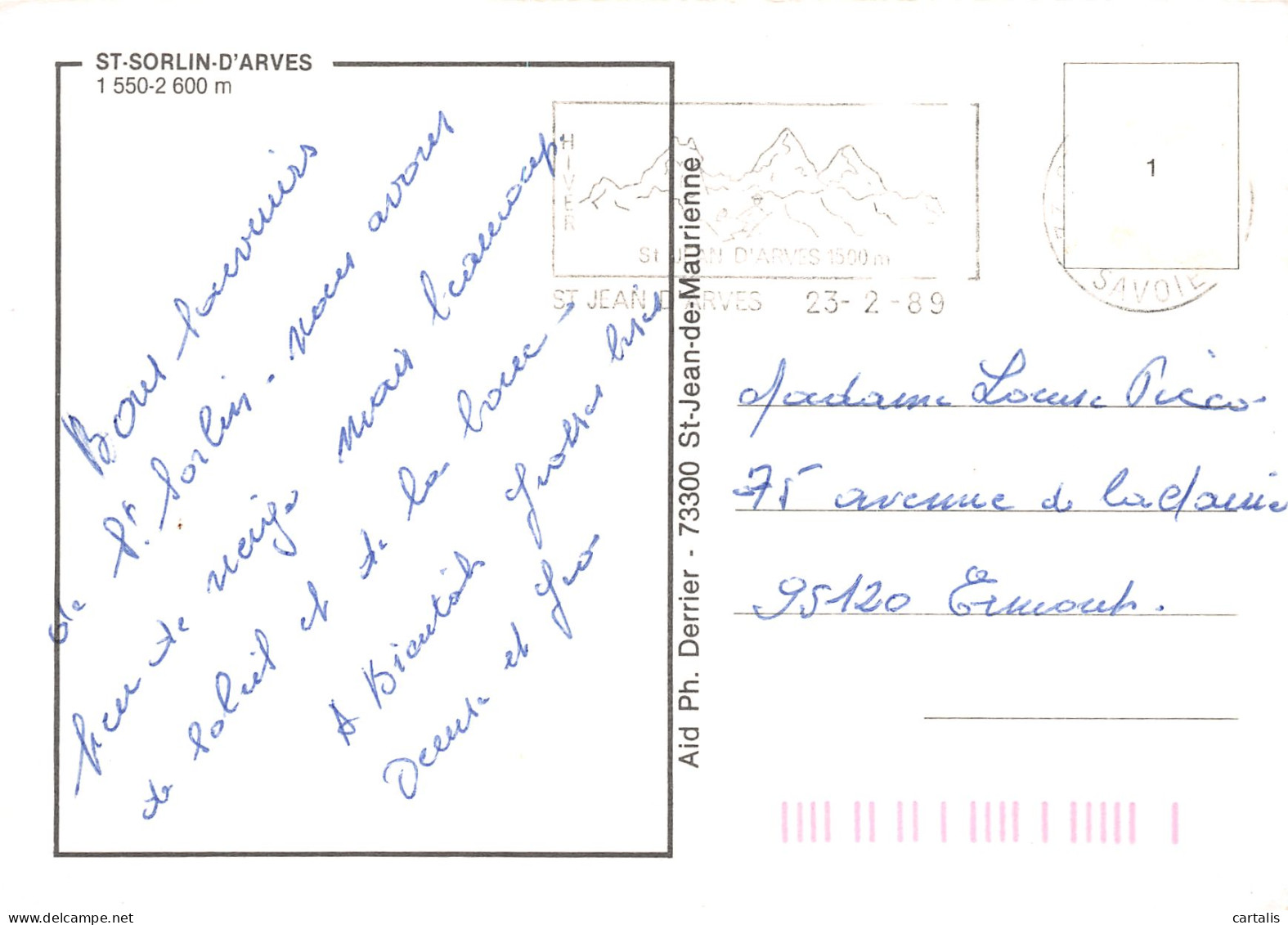 73-SAINT SORLIN D ARVES-N°3826-C/0391 - Andere & Zonder Classificatie