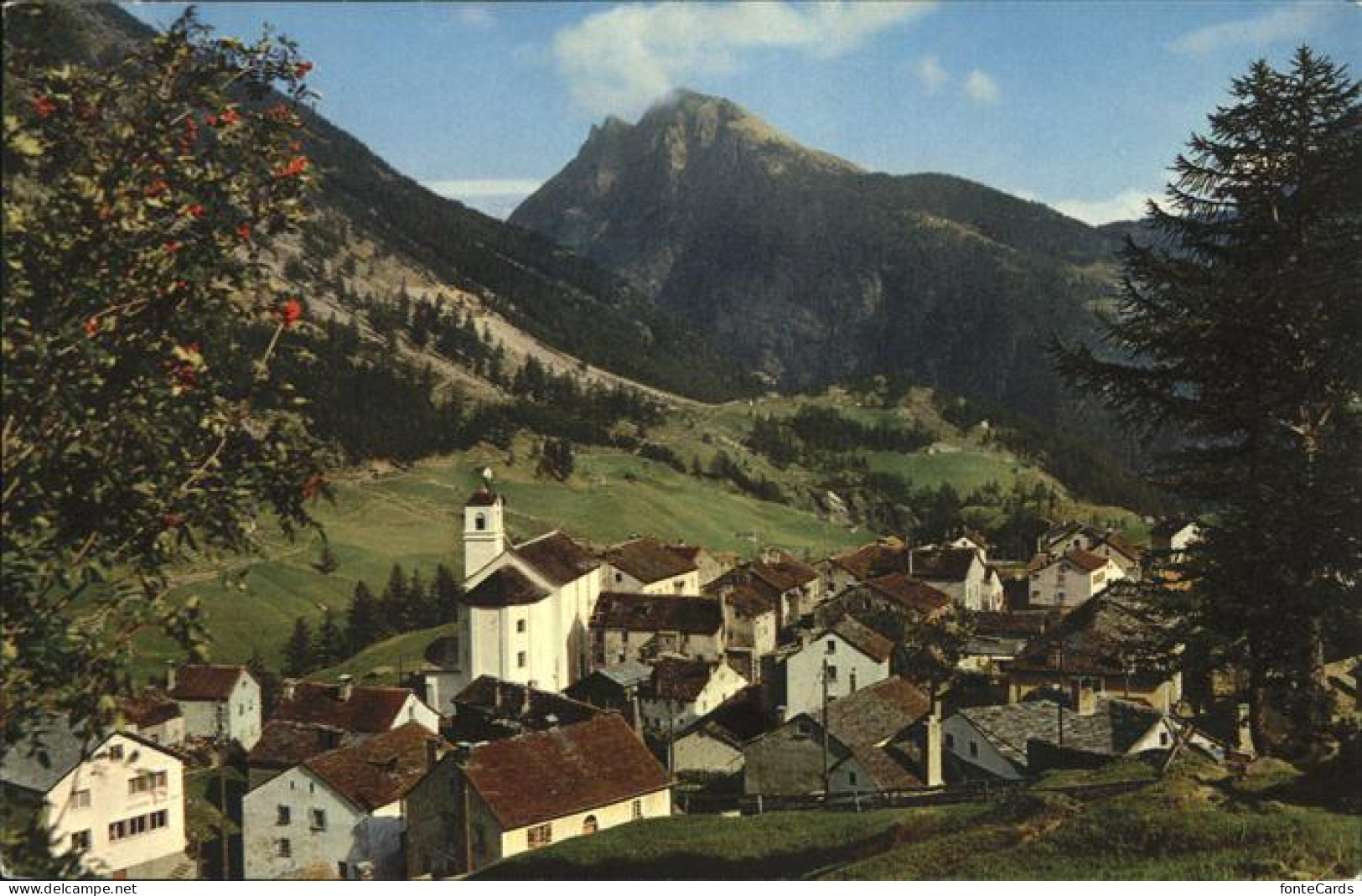 11337214 Simplon Dorf Totalansicht Mit Alpenpanorama Simplon Dorf - Sonstige & Ohne Zuordnung