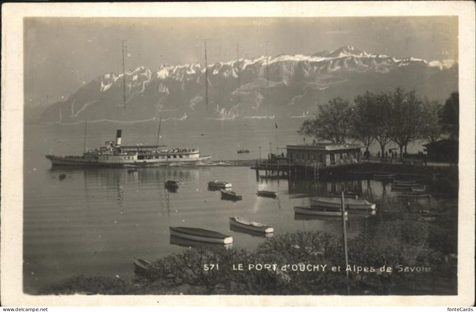 11337213 Ouchy Le Port DOuchy Et Alpes De Savoie Lausanne - Other & Unclassified