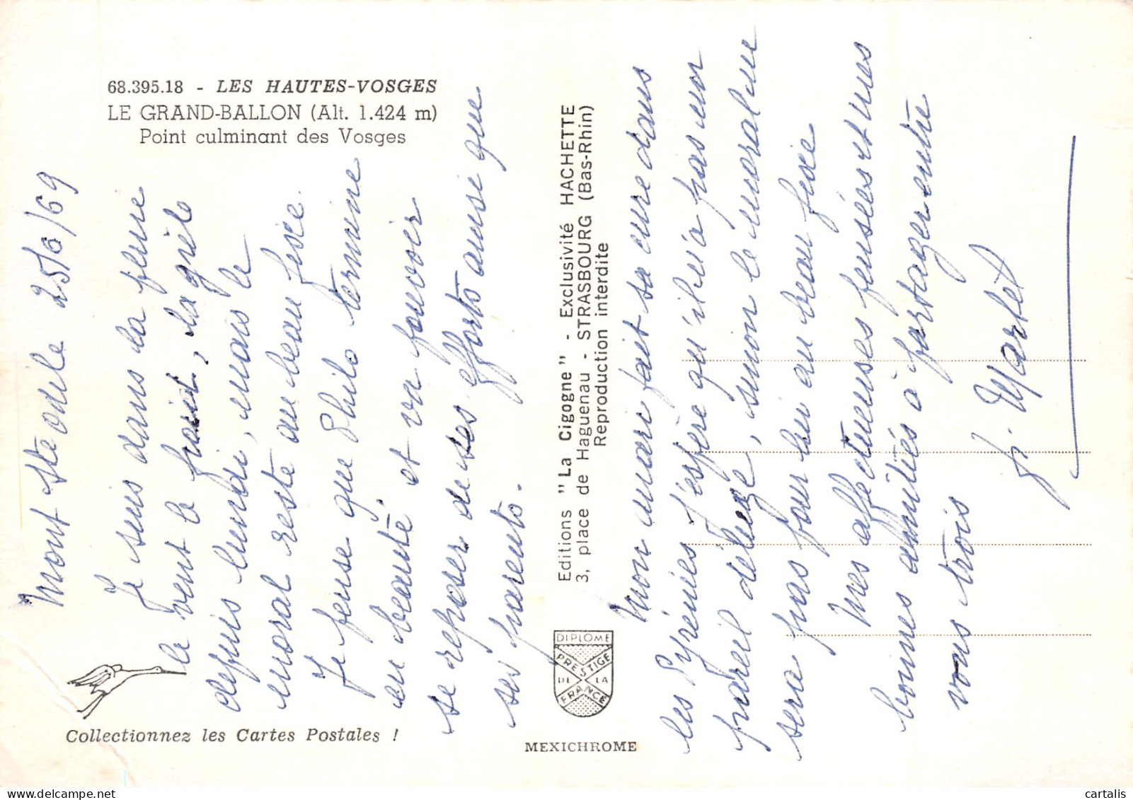 68-LE GRAND BALLON-N°3826-C/0019 - Other & Unclassified