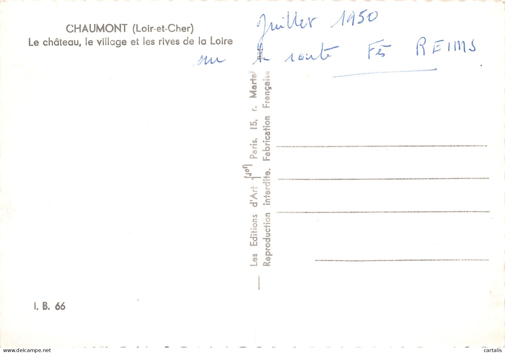 41-CHAUMONT -N°3826-B/0349 - Other & Unclassified