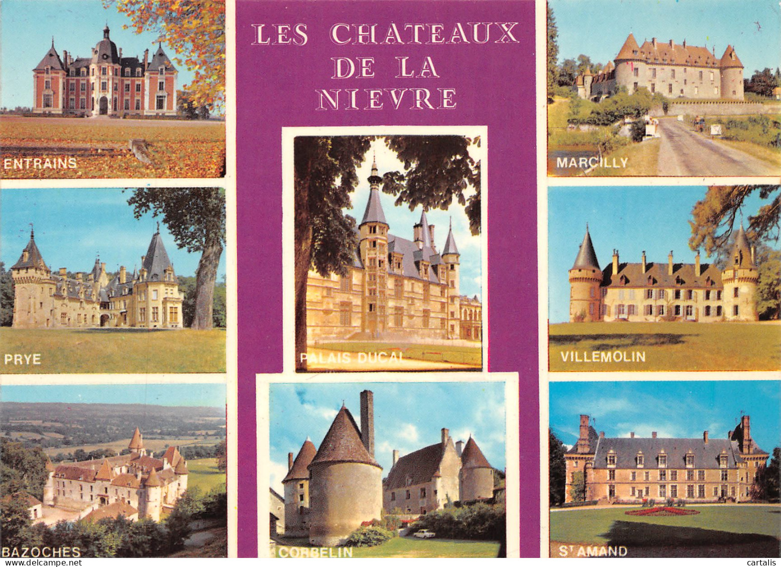 58-CHATEAUX DE LA NIEVRE-N°3826-B/0251 - Autres & Non Classés