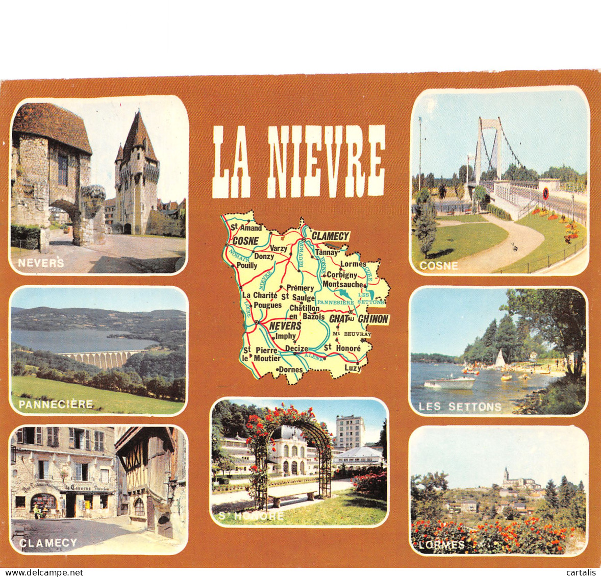 58-LA NIEVRE MULTI VUES-N°3826-B/0249 - Autres & Non Classés