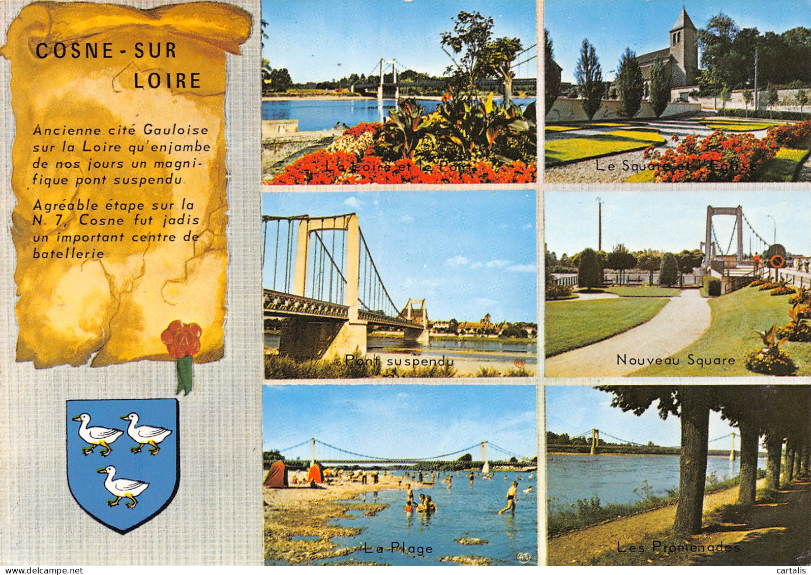 58-COSNE SUR LOIRE-N°3826-B/0211 - Cosne Cours Sur Loire