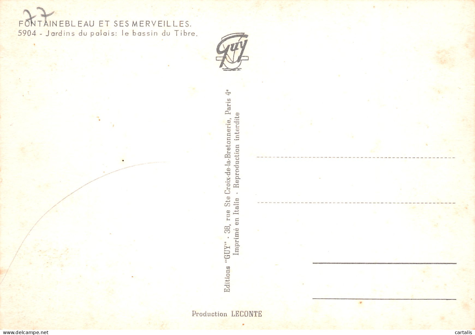77-FONTAINEBLEAU-N°3826-B/0177 - Fontainebleau