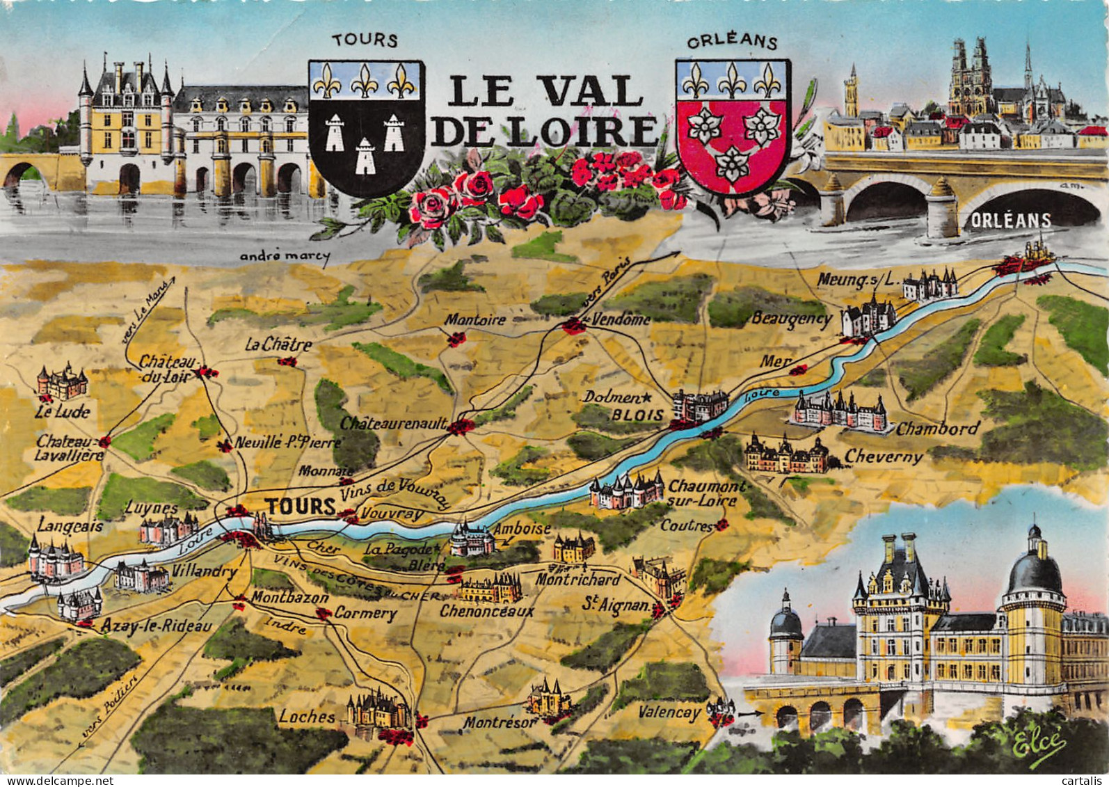 37-LE VAL DE LOIRE MULTI VUES-N°3826-B/0025 - Other & Unclassified