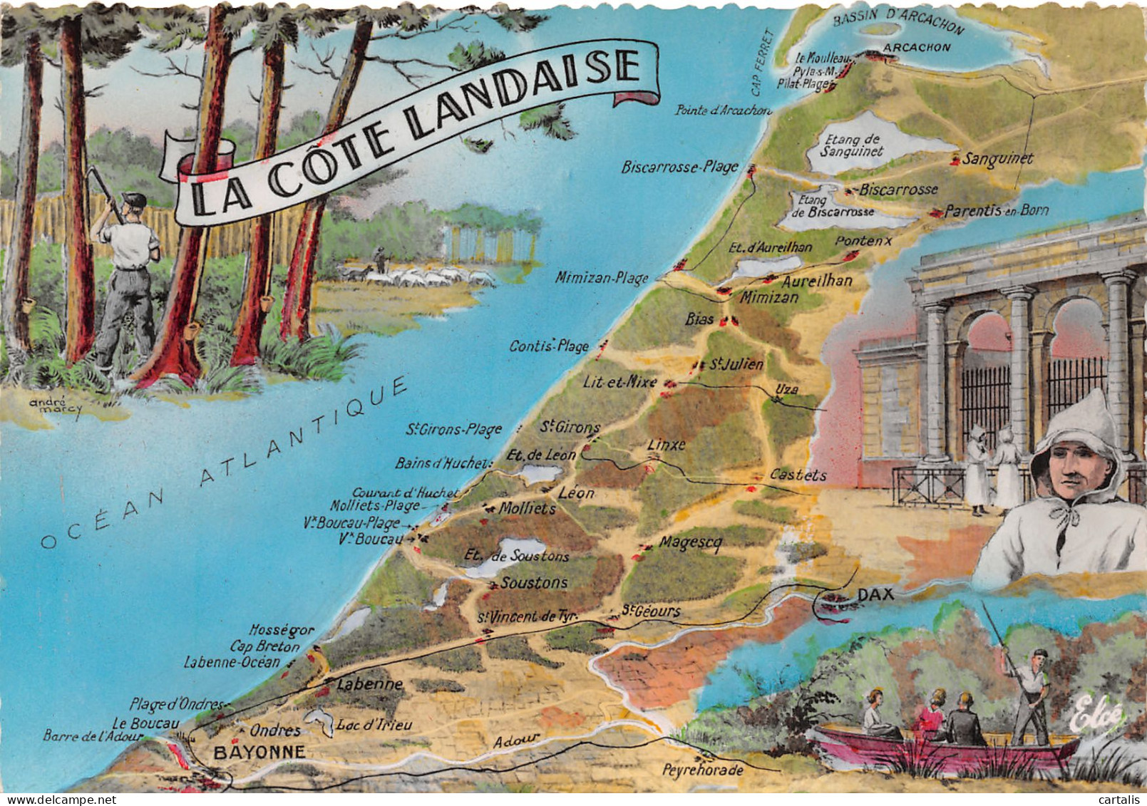 40-LA COTE LANDAISE -N°3826-B/0011 - Andere & Zonder Classificatie