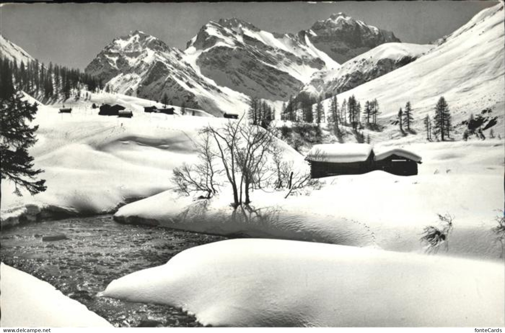 11337187 Davos GR Im Sertigtal Blick Auf Mittagshorn Plattenhorn Und Hoch Ducan  - Other & Unclassified