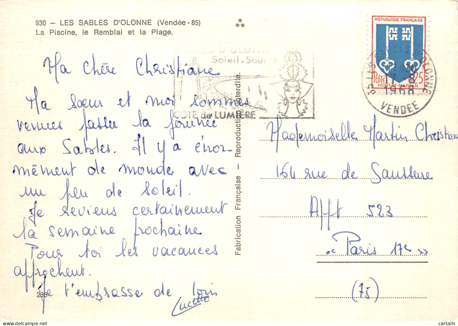 85-LES SABLES D OLONNE-N°3827-A/0199 - Sables D'Olonne