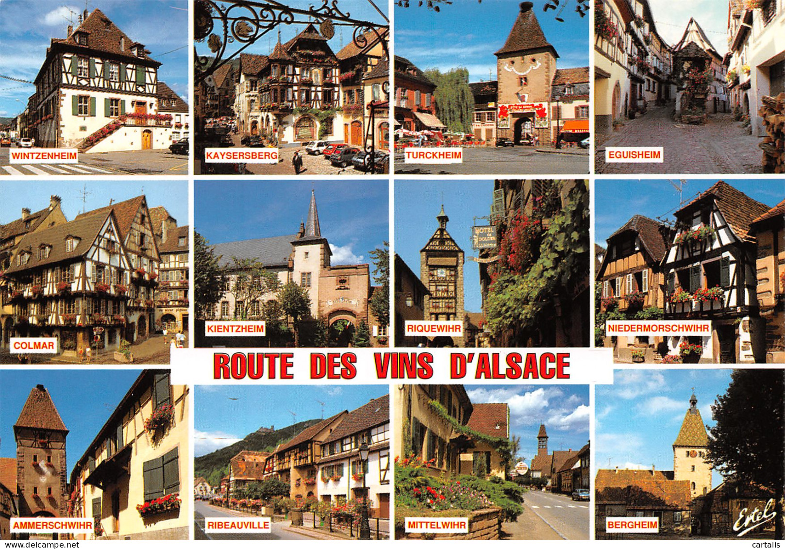 68-ALSACE MULTI VUES-N°3827-A/0099 - Other & Unclassified
