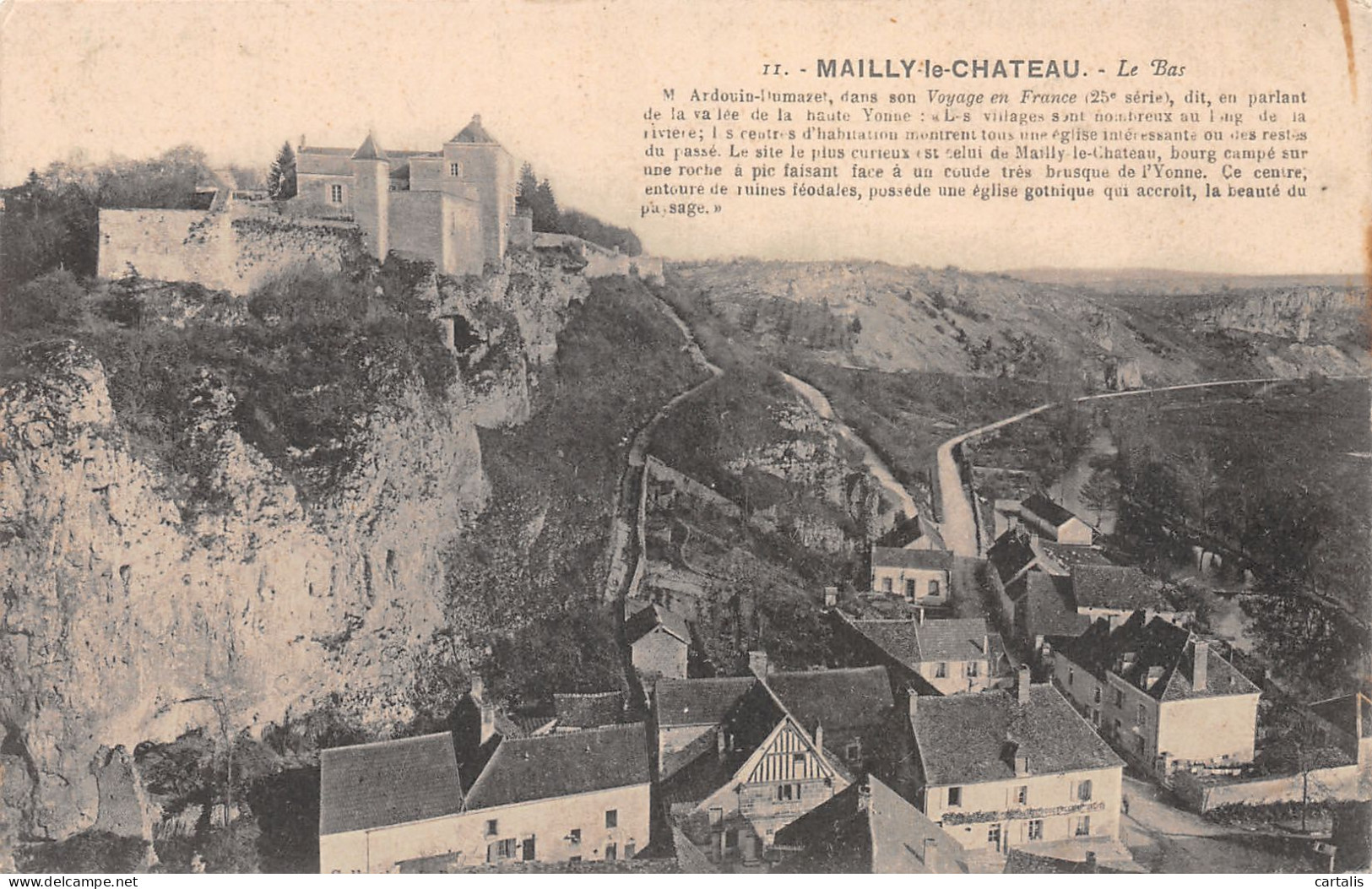 89-MAILLY LE CHATEAU-N°3826-E/0319 - Sonstige & Ohne Zuordnung