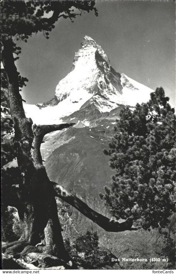 11337179 Zermatt VS Blick Zum Matterhorn Zermatt - Autres & Non Classés