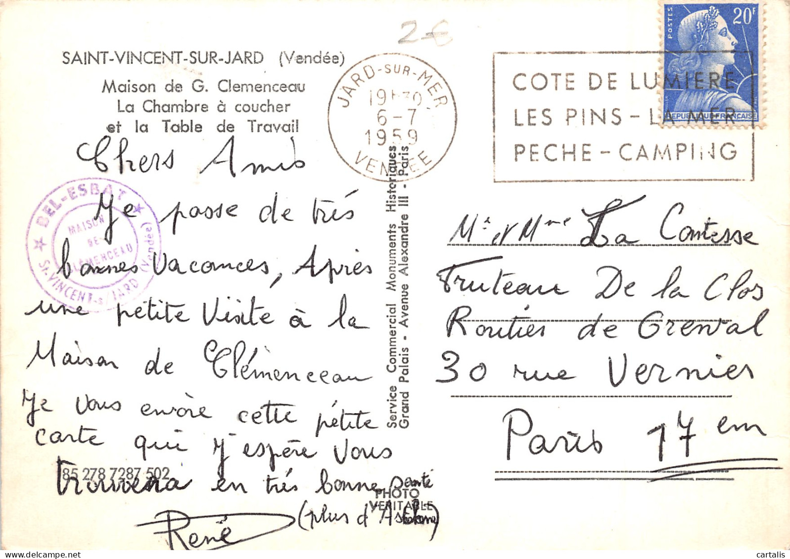 85-SAINT VINCENT SUR JARD-N°3826-D/0361 - Other & Unclassified