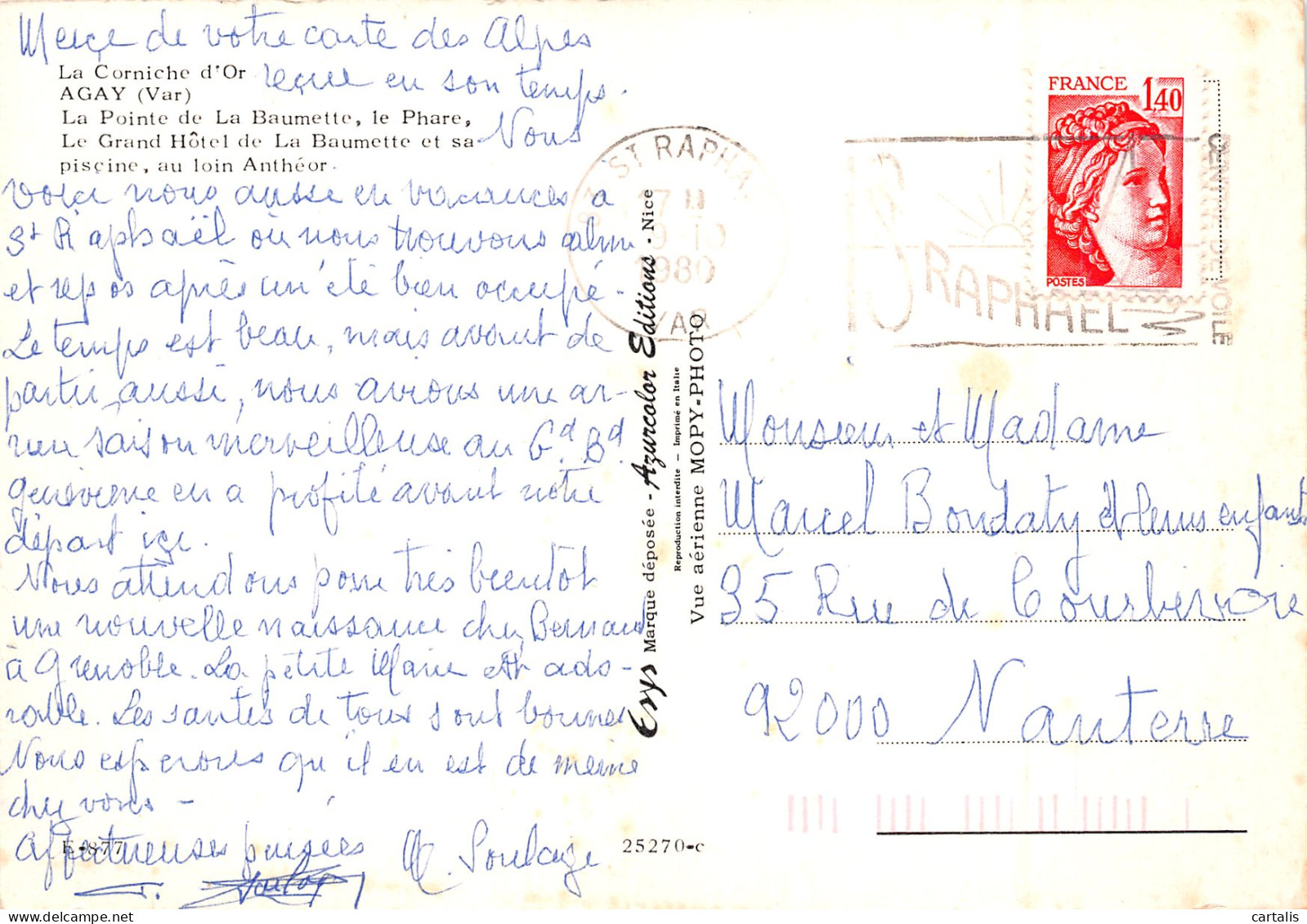 83-AGAY-N°3826-D/0215 - Andere & Zonder Classificatie