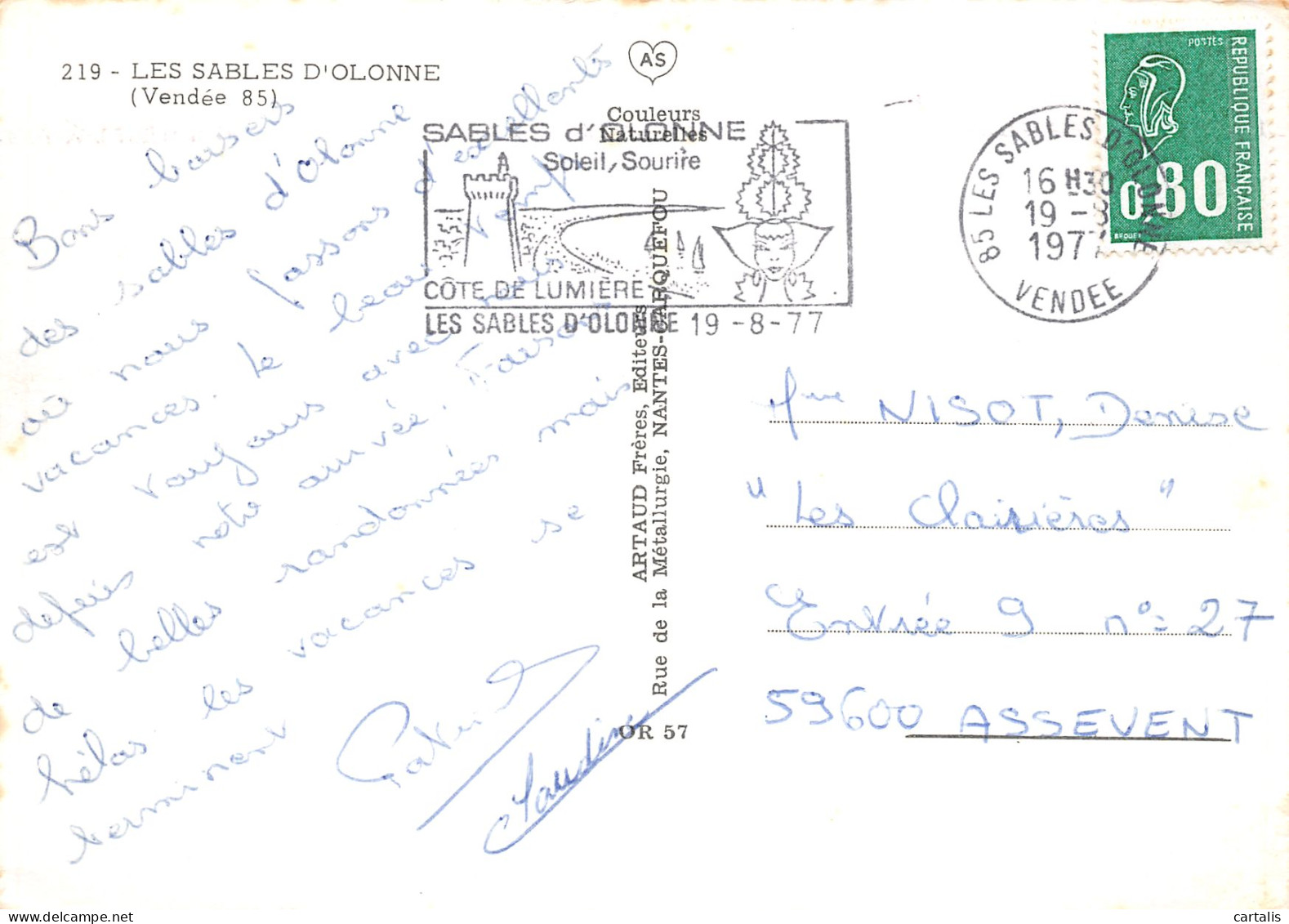 85-LES SABLES D OLONNE-N°3826-D/0123 - Sables D'Olonne