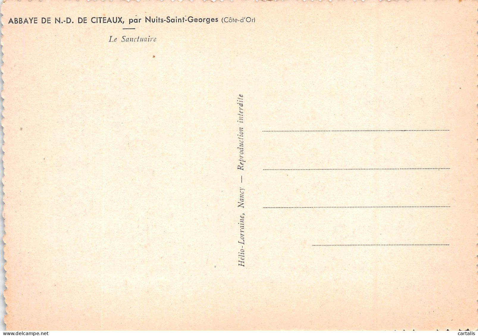 21-CITEAUX-N°3826-D/0089 - Other & Unclassified