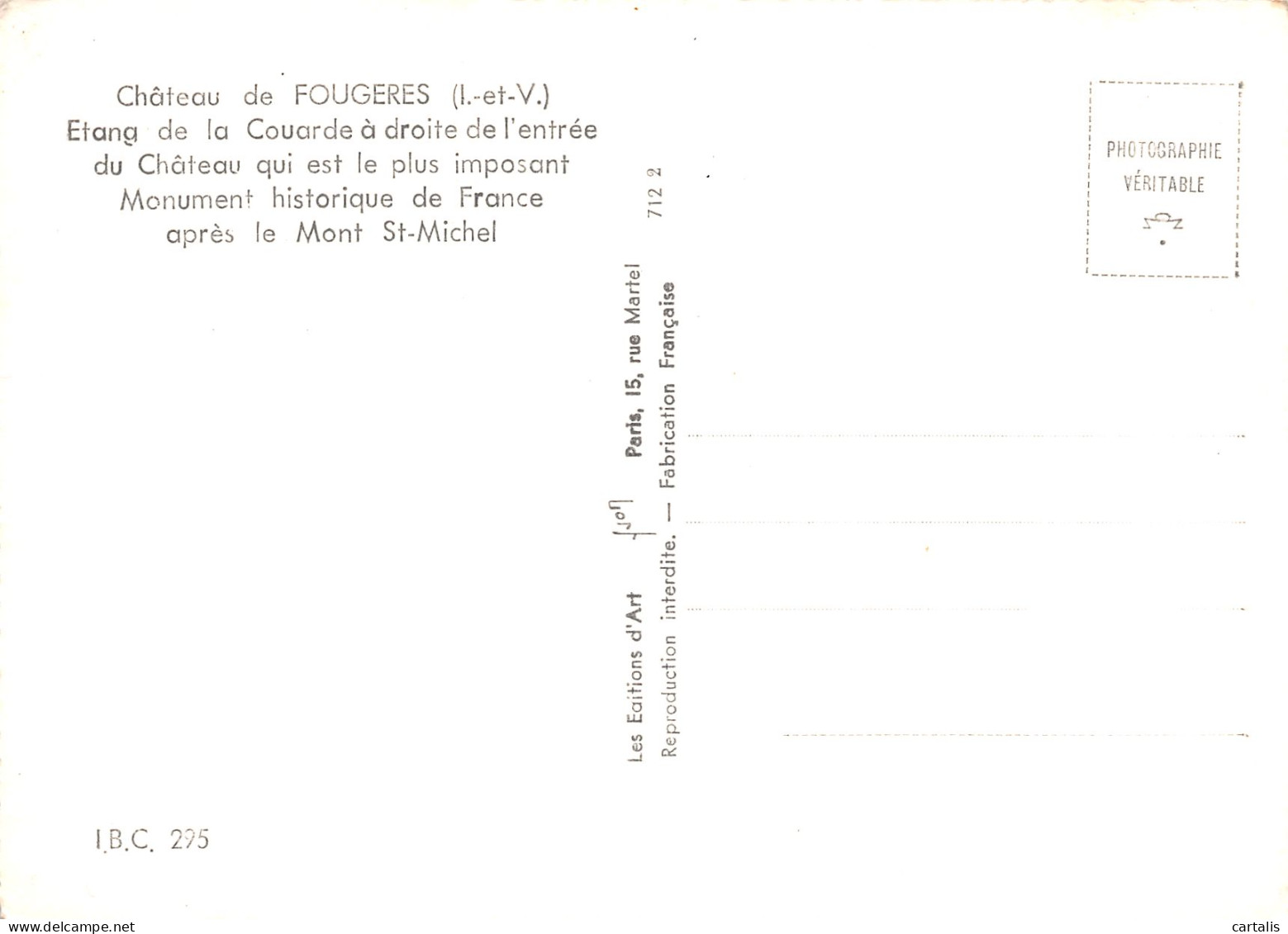 35-FOUGERES-N°3826-D/0083 - Fougeres