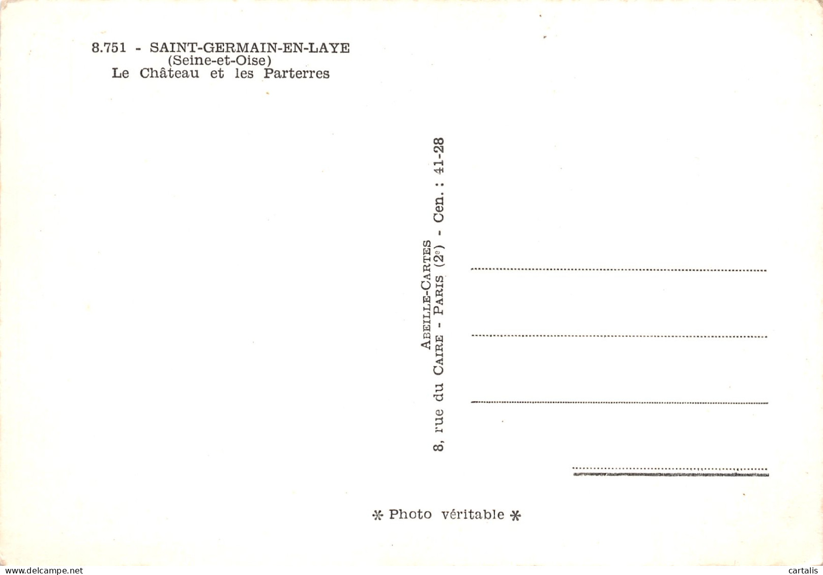 78-SAINT GERMAIN EN LAYE-N°3826-D/0073 - St. Germain En Laye