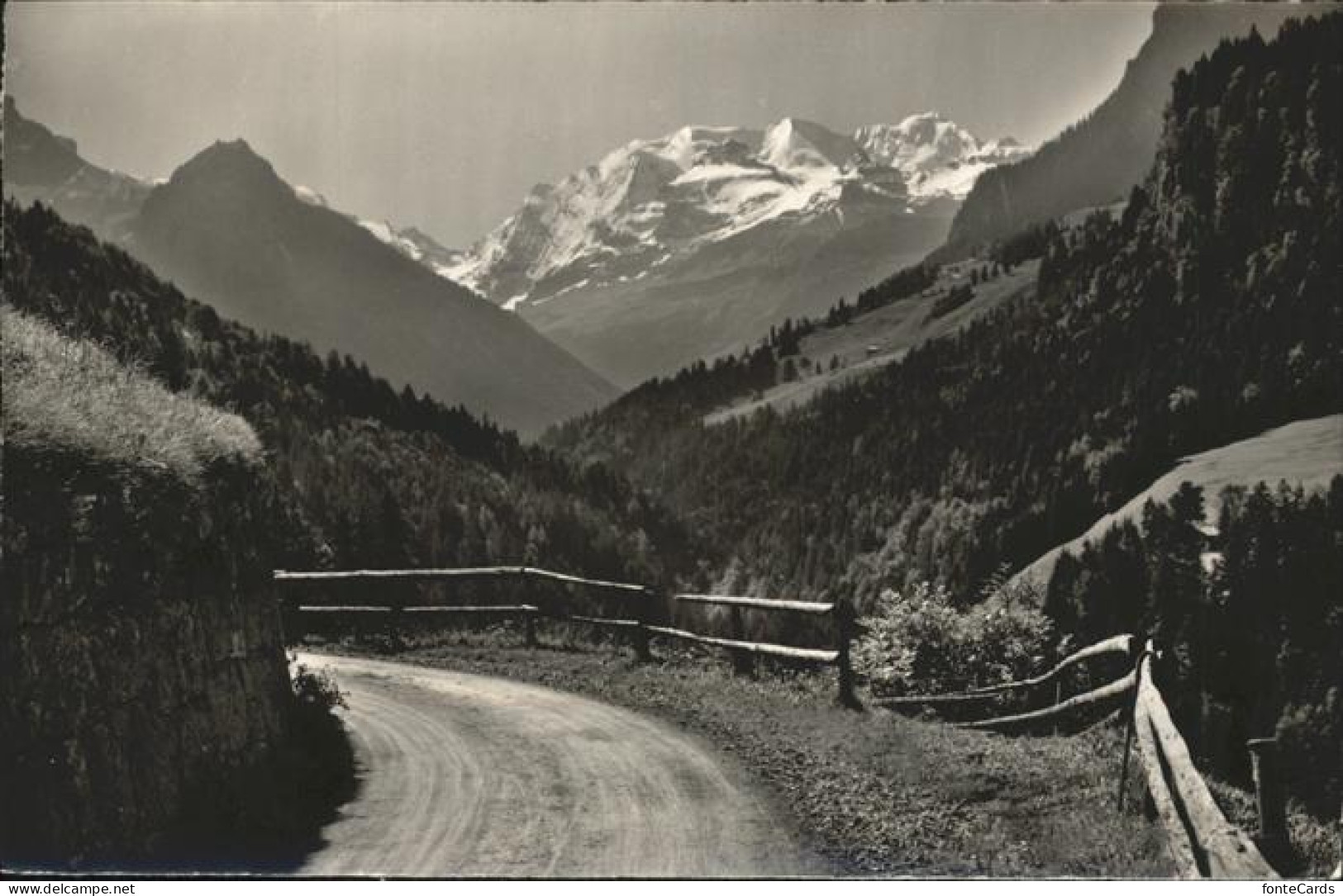 11337164 Scharnachtal Bergstrasse Bei Reichenbach Mit Bluemlisalp Scharnachtal - Andere & Zonder Classificatie