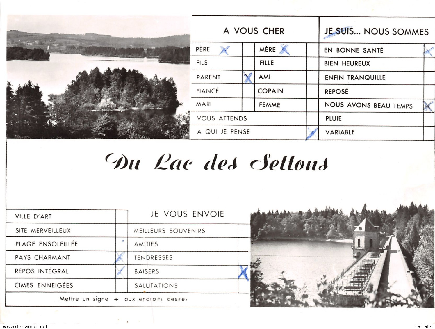 58-LES SETTONS-N°3827-C/0385 - Autres & Non Classés