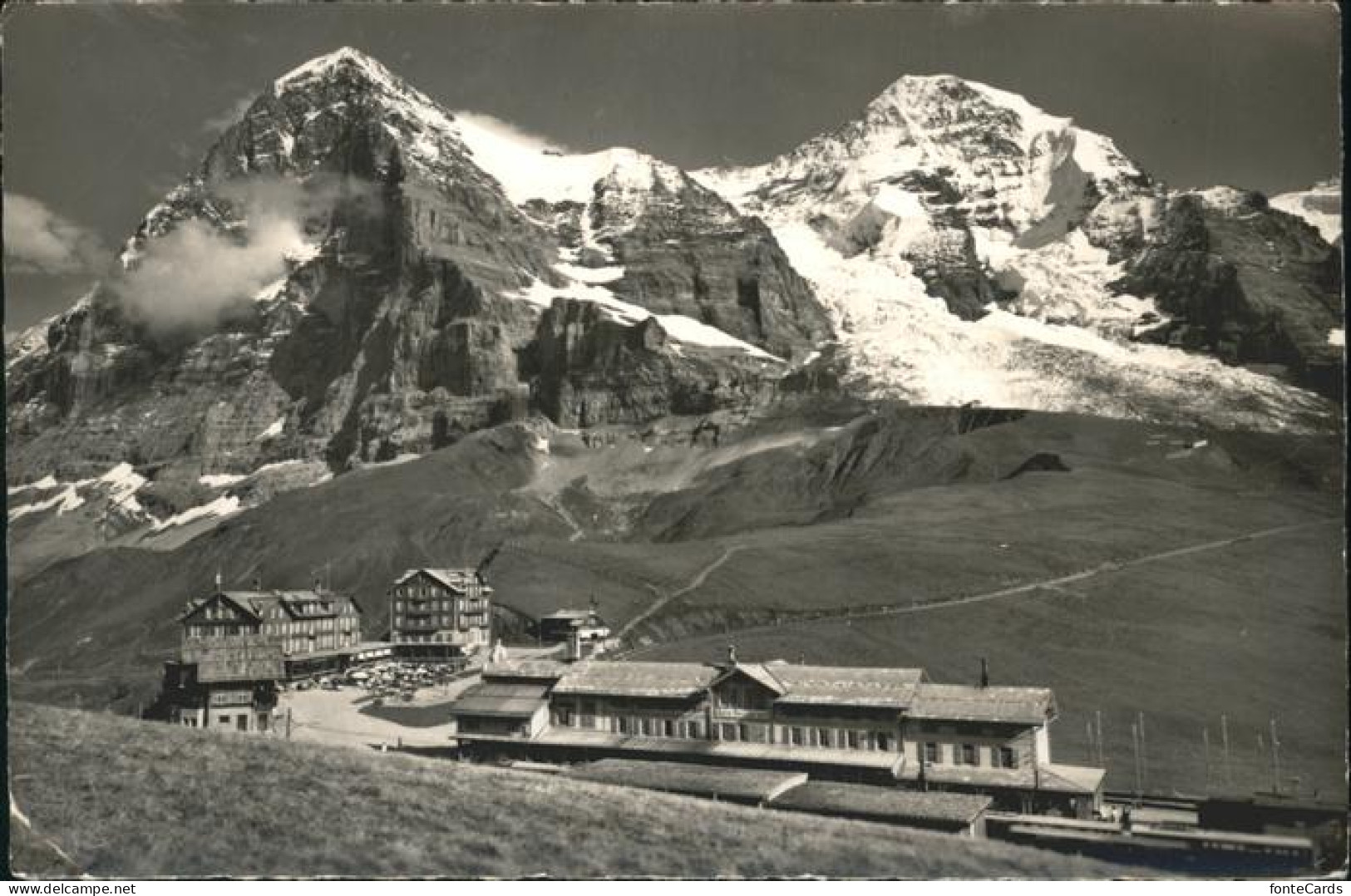 11337162 Kleine Scheidegg Interlaken Blick Auf Eiger Und Moench Kleine Scheidegg - Autres & Non Classés