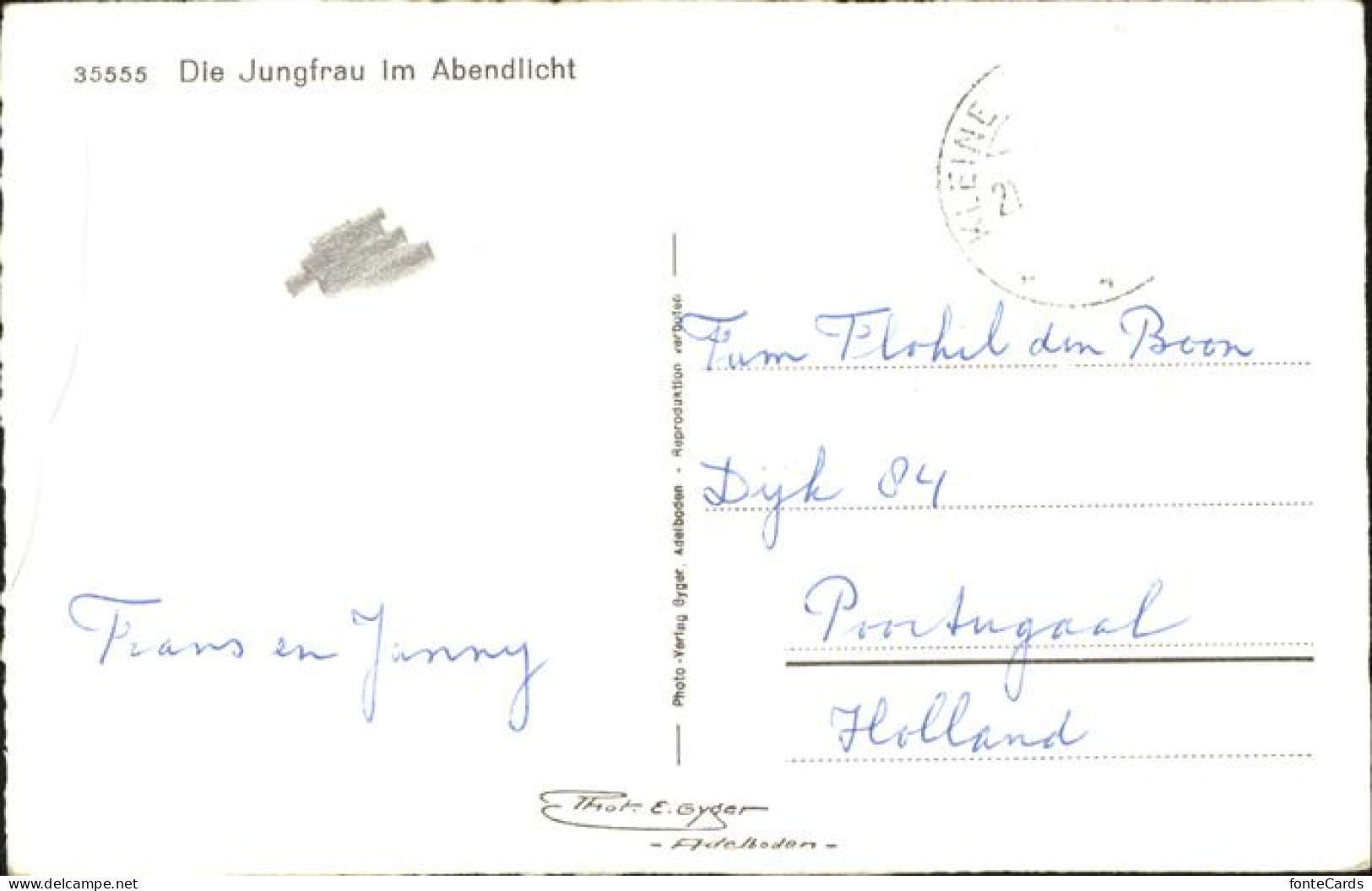 11337159 Jungfrau BE Im Abendlicht Jungfrau BE - Autres & Non Classés