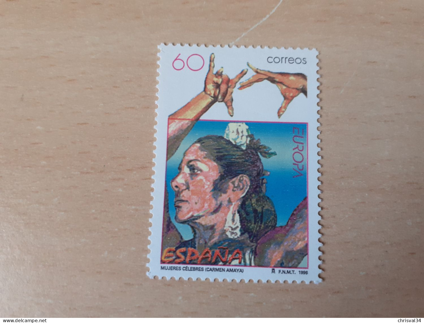 TIMBRE   ESPAGNE    ANNEE  1996     N  3001    COTE  1,50  EUROS   NEUF  LUXE** - Unused Stamps