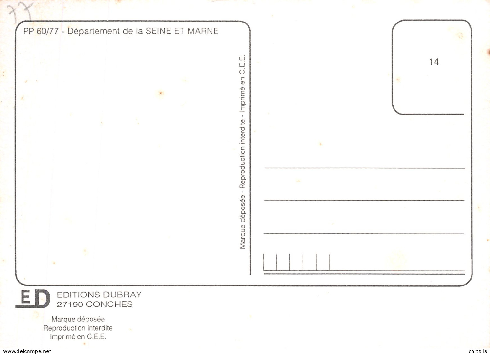 77-SEINE ET MARNE MULTI VUES-N°3827-B/0327 - Sonstige & Ohne Zuordnung