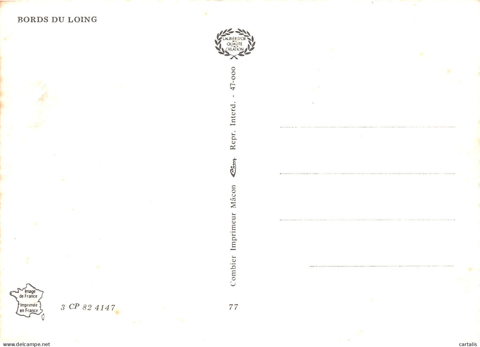 77-BORDS DU LOING-N°3827-B/0323 - Andere & Zonder Classificatie