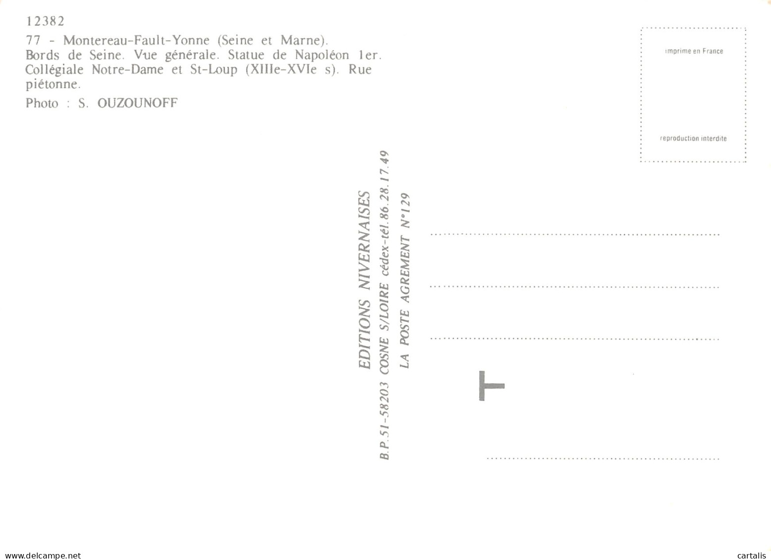 77-MONTEREAU FAULT YONNE-N°3827-B/0311 - Altri & Non Classificati