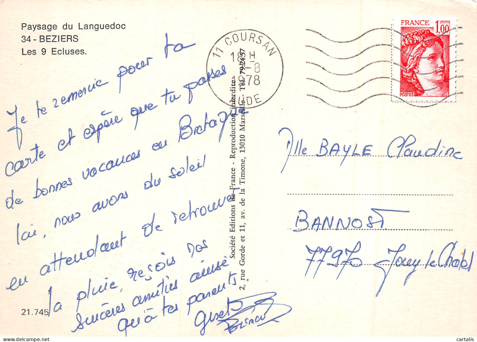 34-BEZIERS-N°3827-B/0171 - Beziers