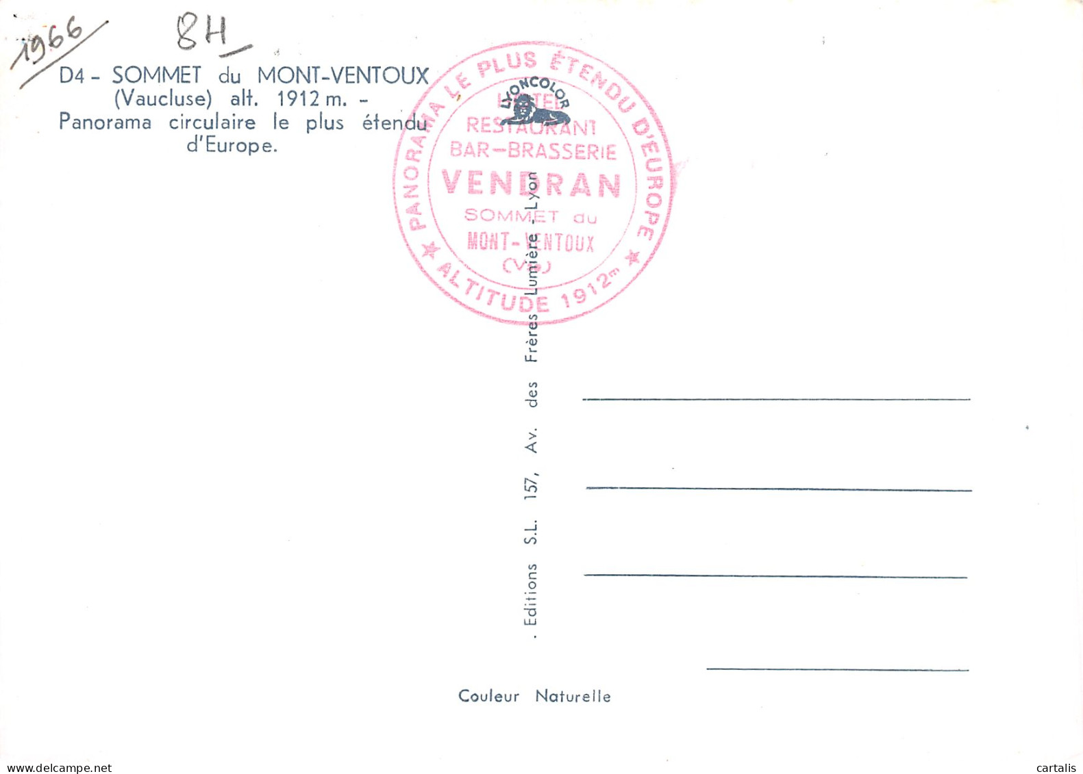 84-LE MONT VENTOUX-N°3827-B/0105 - Andere & Zonder Classificatie