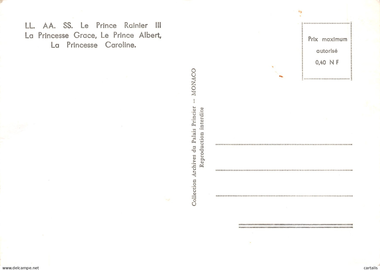 06-MONACO FAMILLE ROYALE-N°3827-B/0107 - Otros & Sin Clasificación