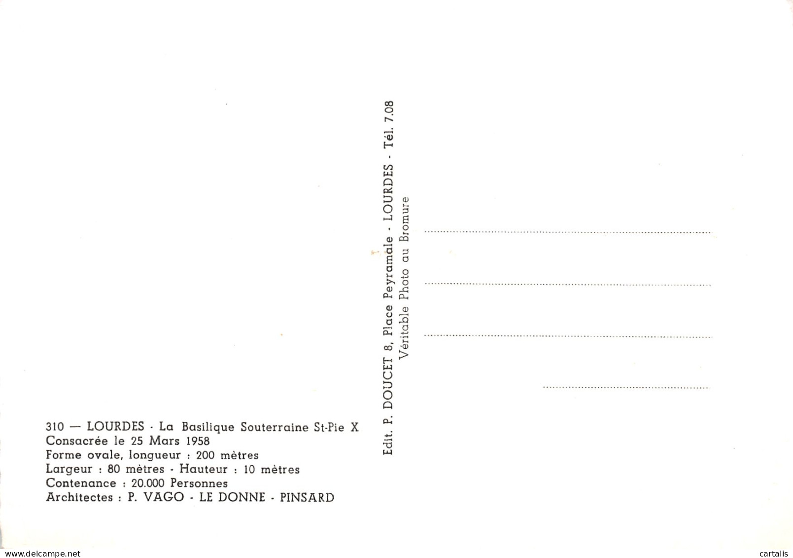 65-LOURDES-N°3827-B/0073 - Lourdes