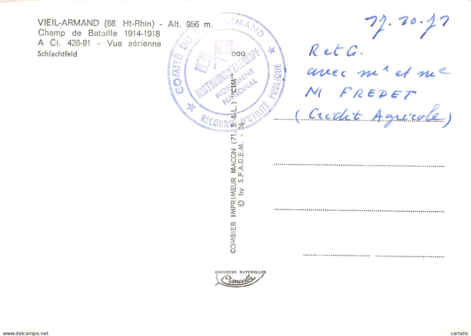 68-VIEIL ARMAND-N°3827-A/0381 - Other & Unclassified