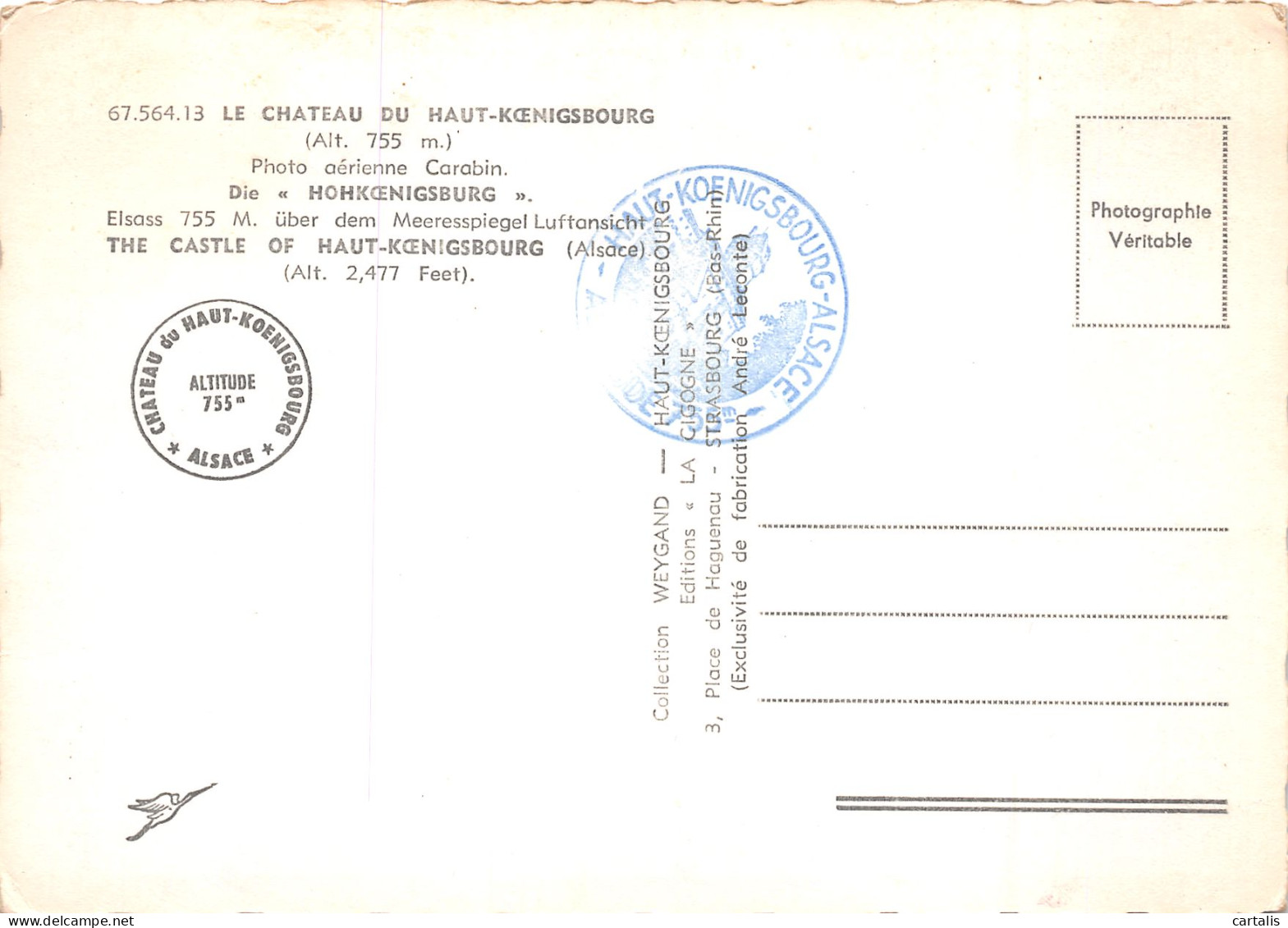 67-HAUT KOENIGSBOURG-N°3827-A/0331 - Other & Unclassified