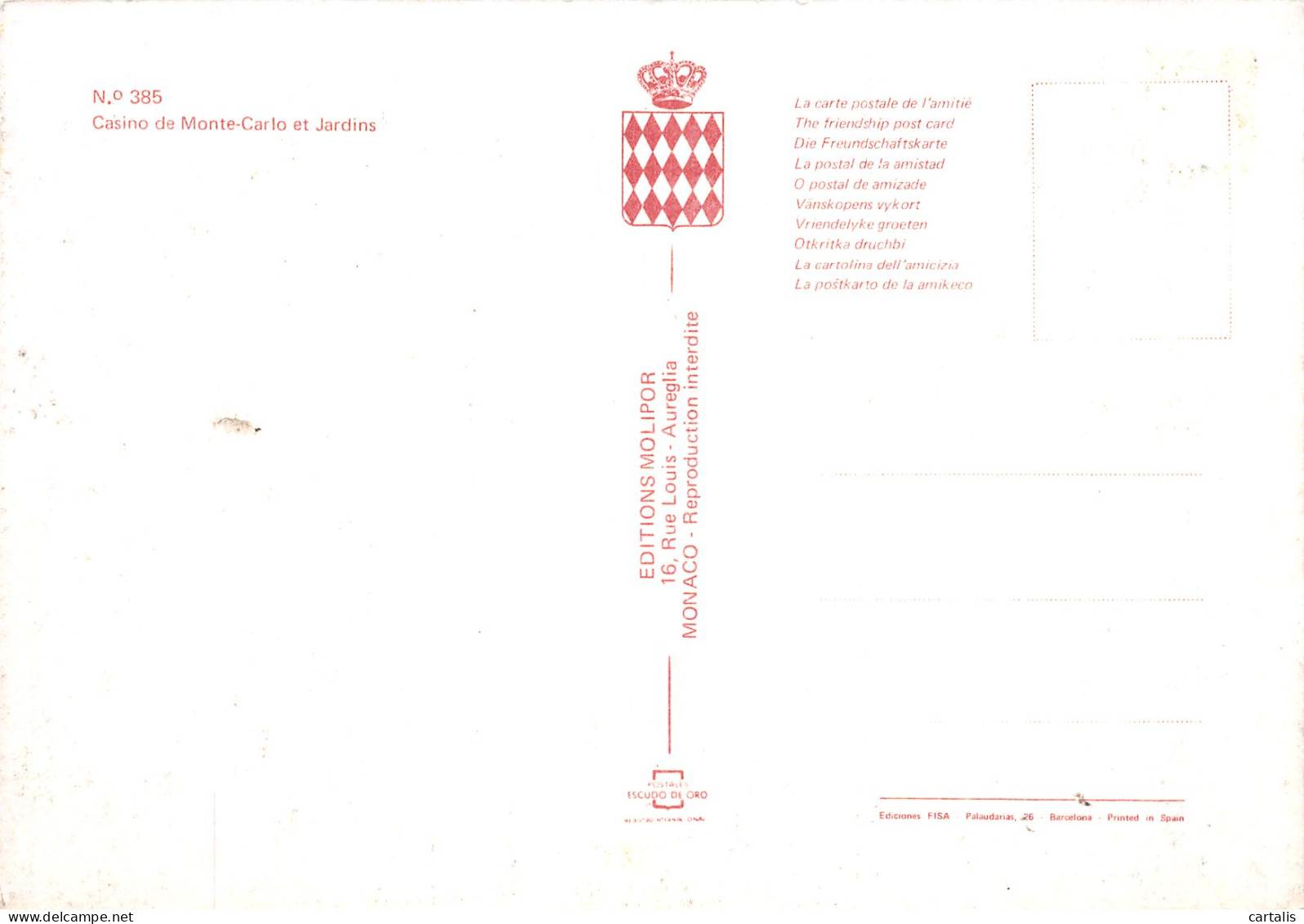 06-MONACO-N°3827-A/0309 - Other & Unclassified