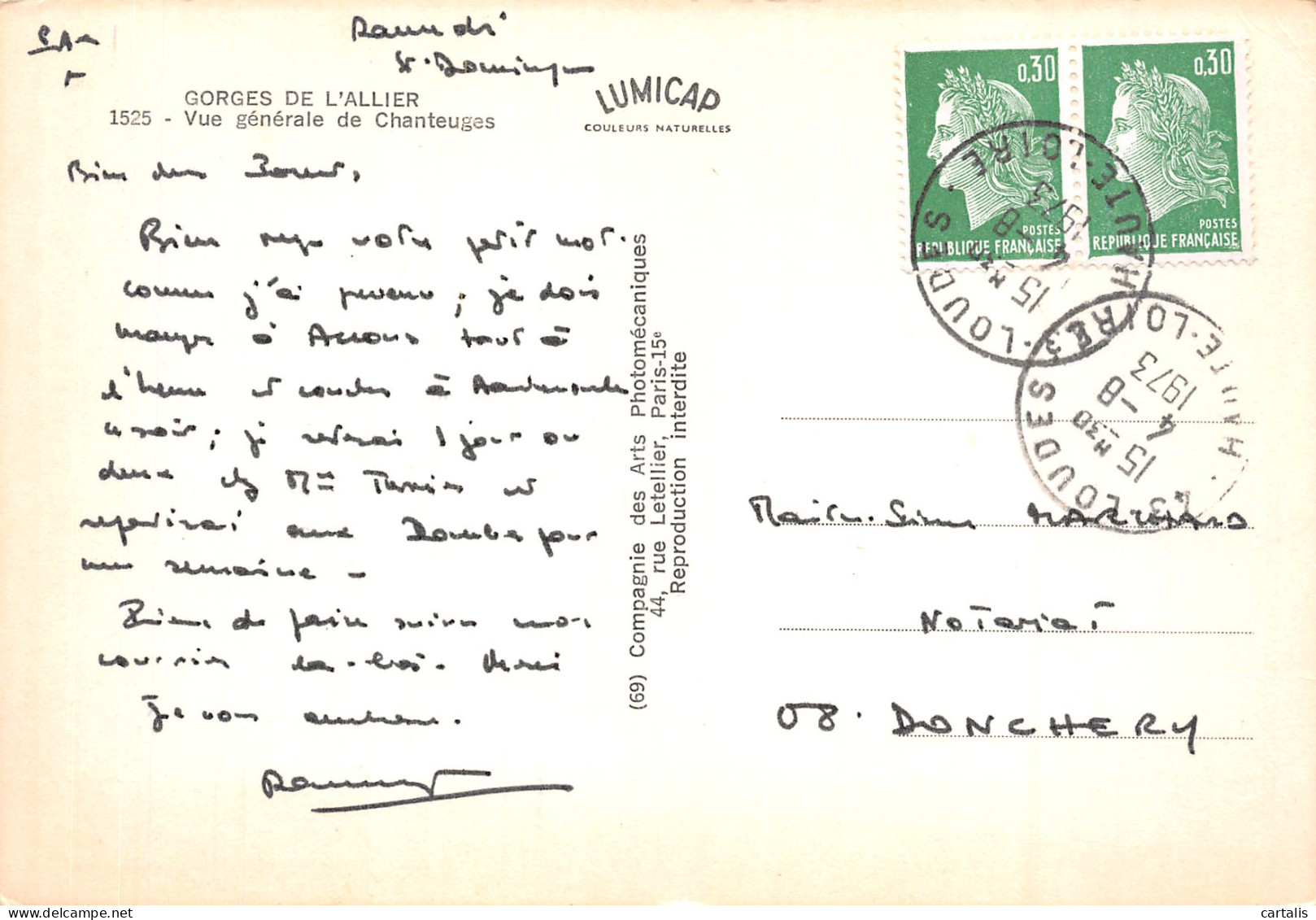 43-CHANTEUGES-N°3827-D/0399 - Andere & Zonder Classificatie