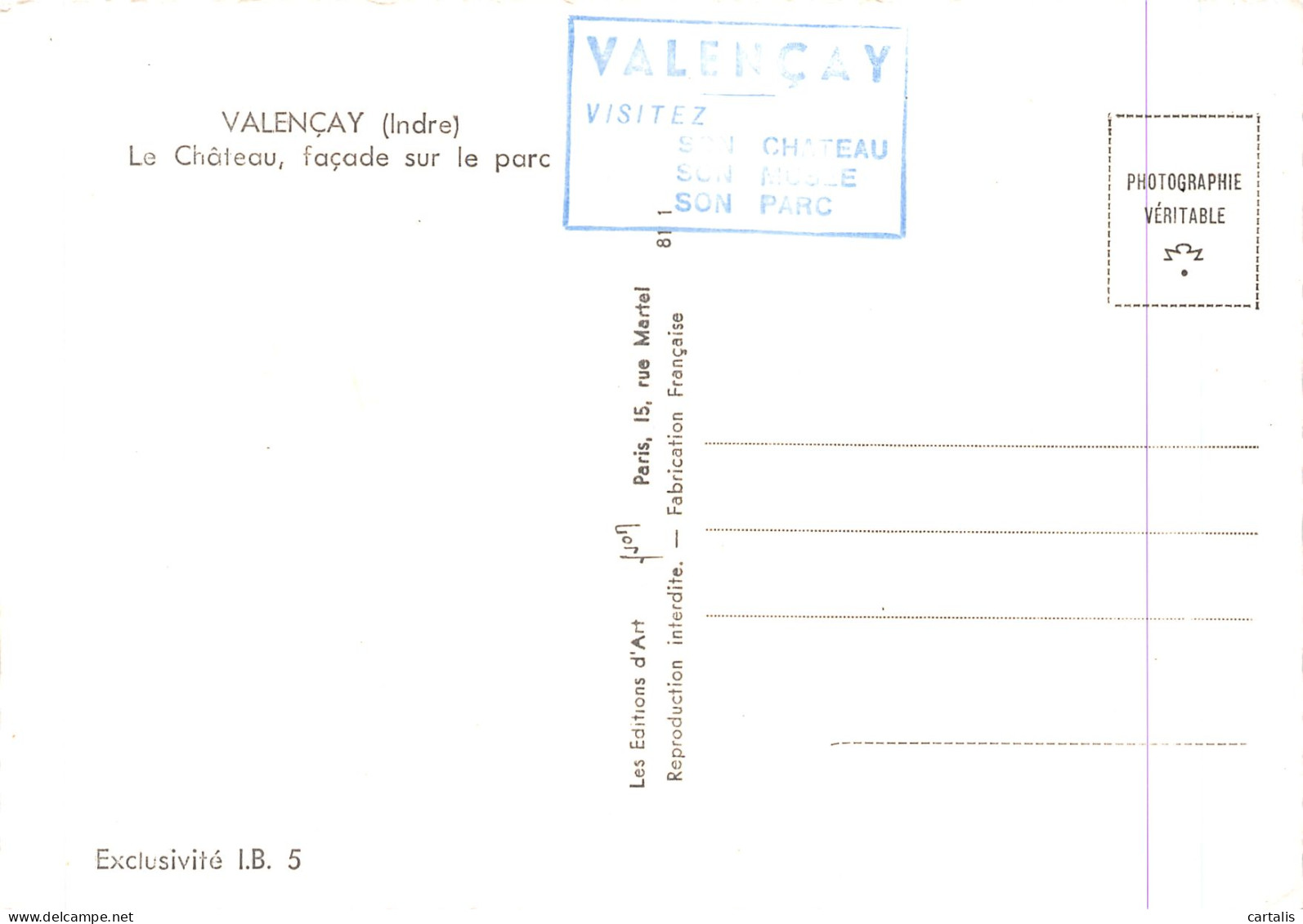 36-VALENCAY-N°3827-D/0153 - Autres & Non Classés