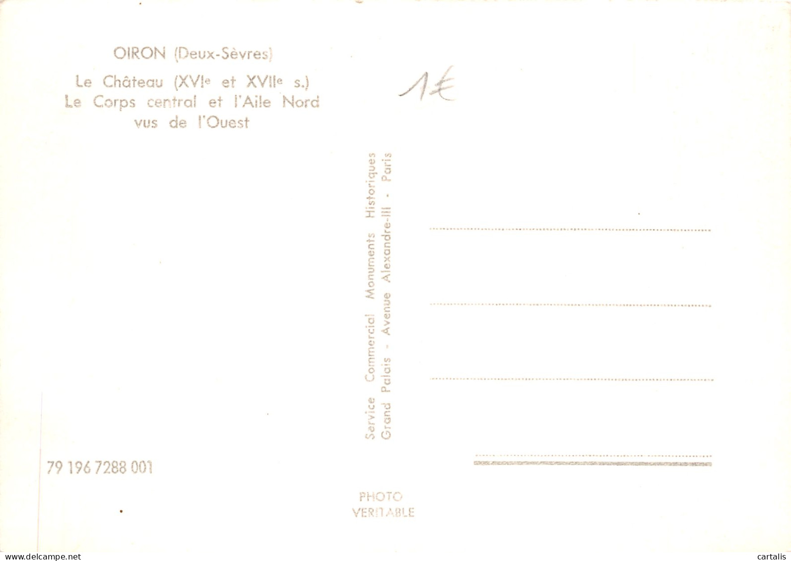 79-OIRON-N°3827-D/0119 - Other & Unclassified