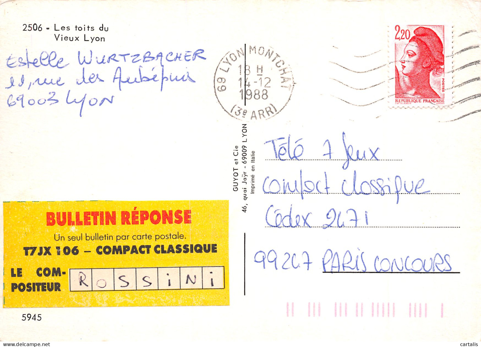 69-LYON-N°3828-D/0071 - Other & Unclassified