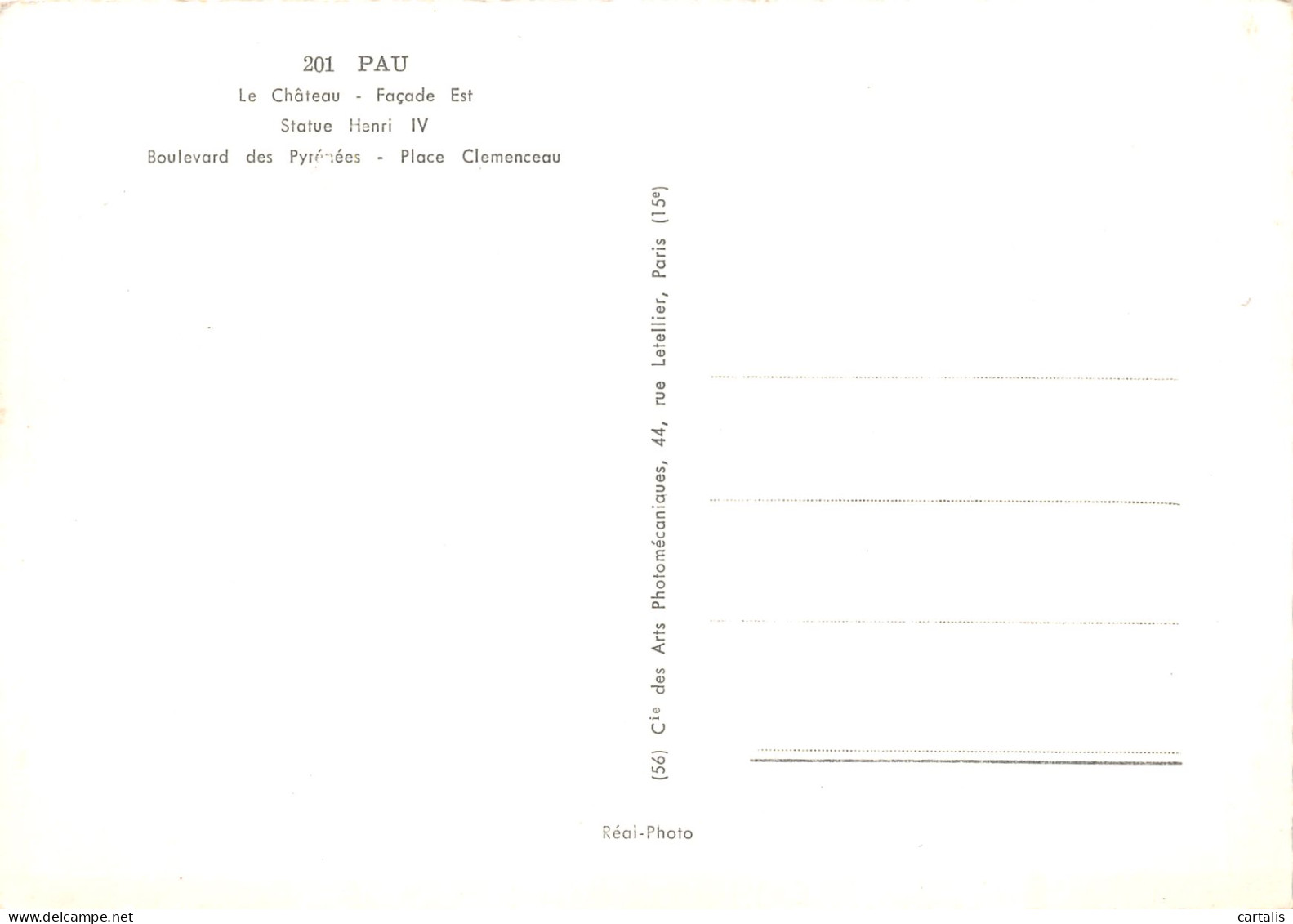 64-PAU-N°3828-C/0215 - Pau