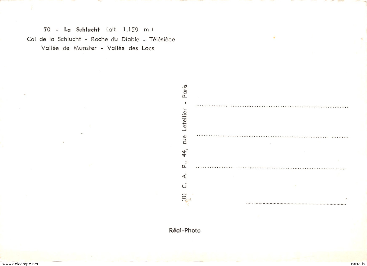 88-LA SCHLUCHT-N°3828-C/0209 - Andere & Zonder Classificatie