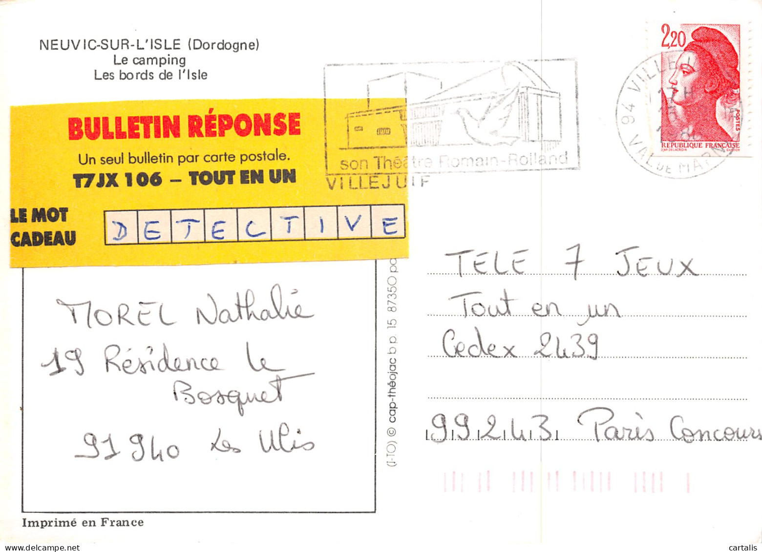 24-NEUVIC SUR L ISLE-N°3828-C/0181 - Altri & Non Classificati