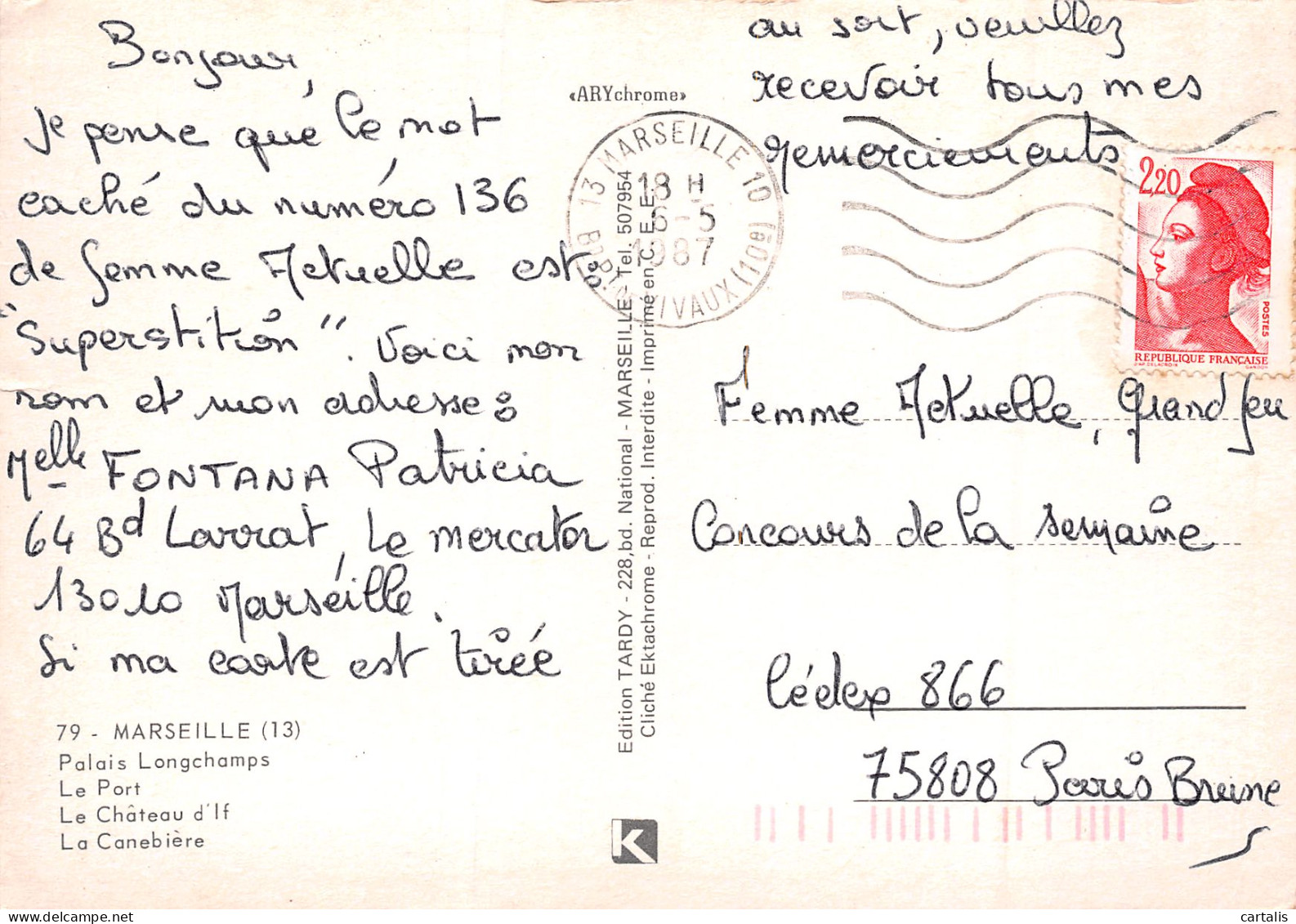 13-MARSEILLE-N°3828-C/0115 - Zonder Classificatie