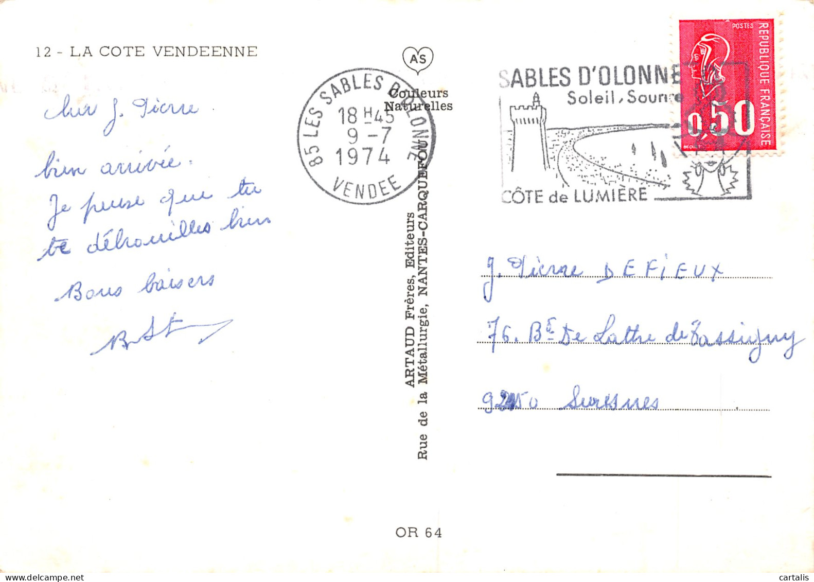 85-LA COTE VENDEENNE-N°3828-B/0163 - Other & Unclassified