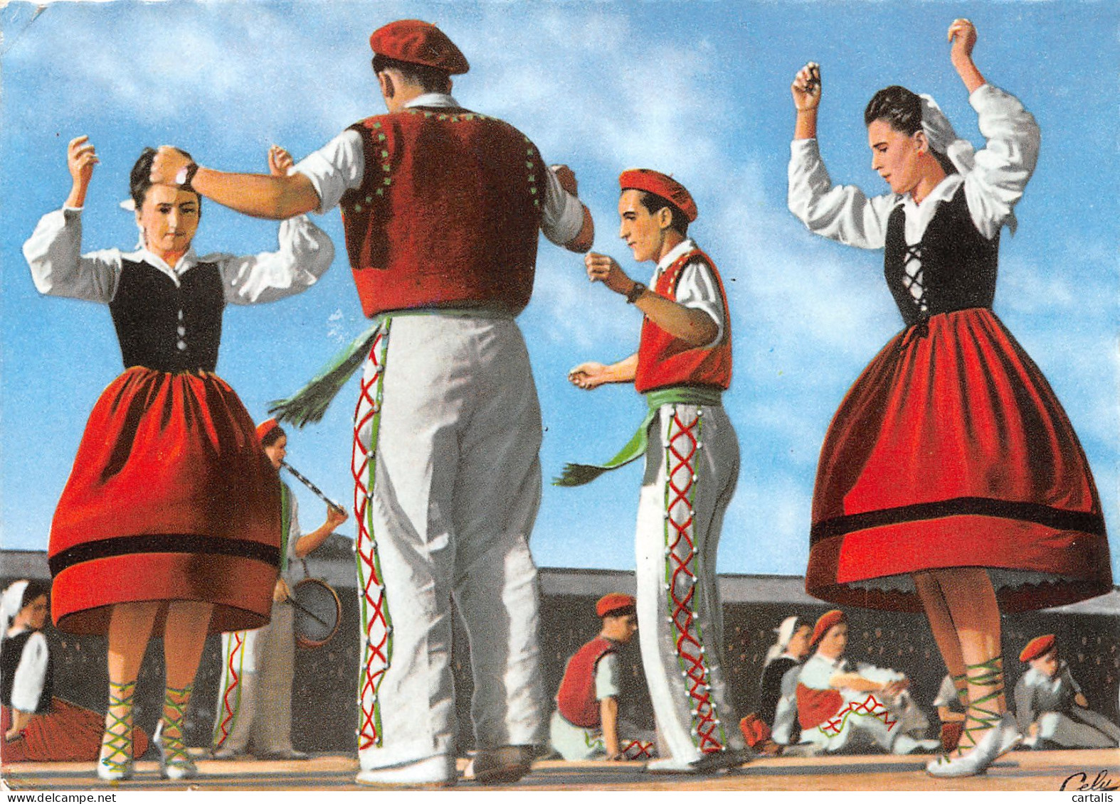 64-PAYS BASQUE FOLKLORE-N°3828-A/0353 - Altri & Non Classificati