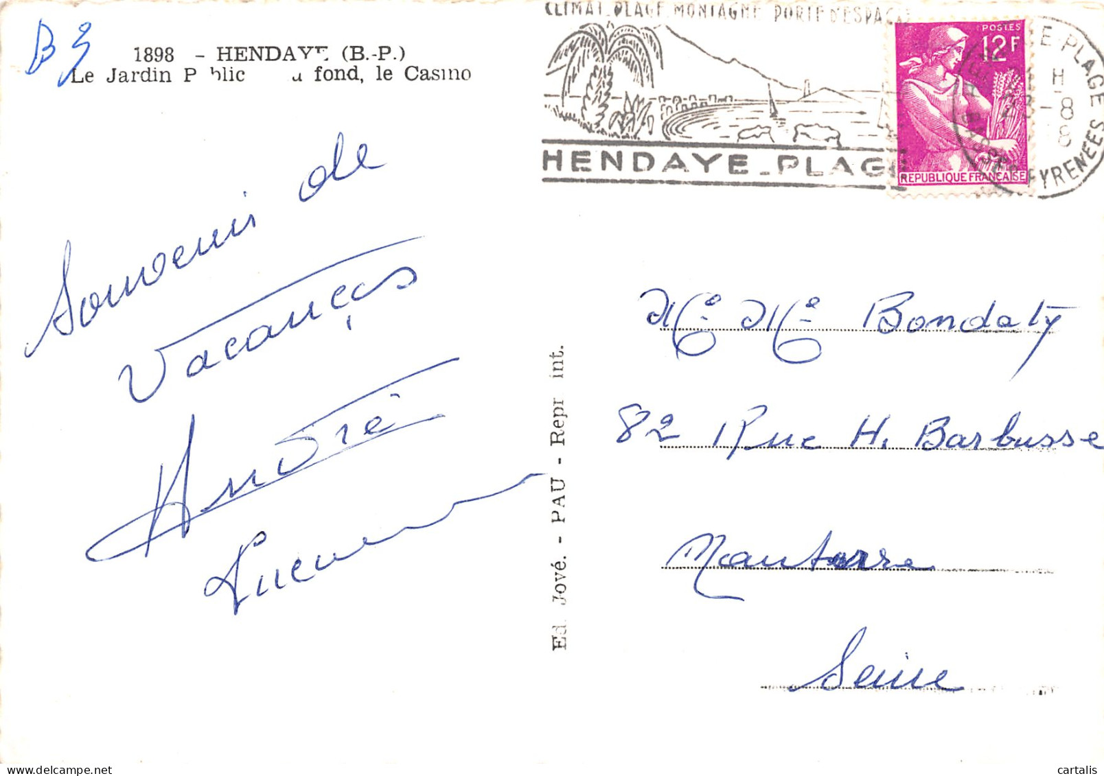 64-HENDAYE-N°3828-A/0349 - Hendaye