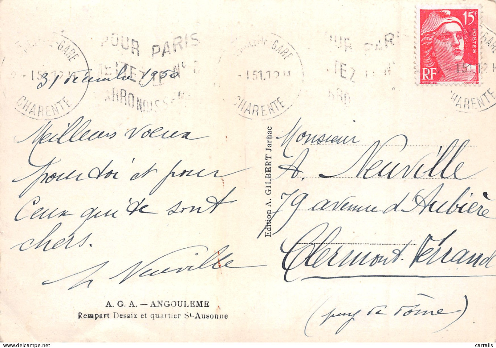 16-ANGOULEME-N°3828-A/0307 - Angouleme